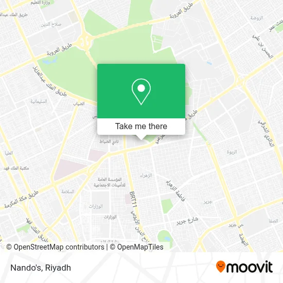 Nando's map