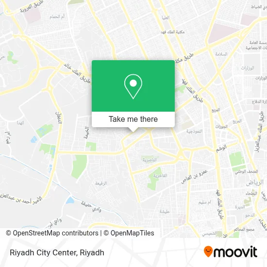 Riyadh City Center map
