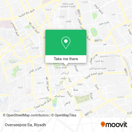 Overseepos-Sa map