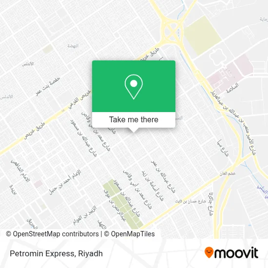 Petromin Express map