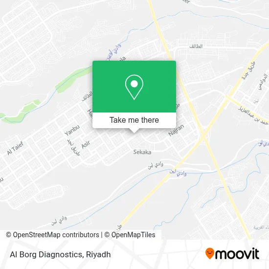 Al Borg Diagnostics map