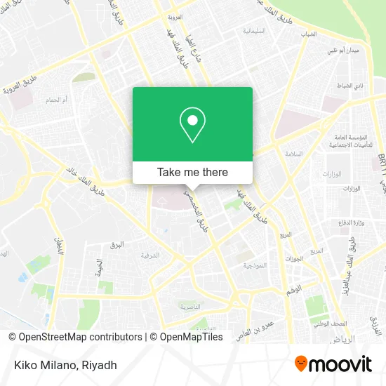 Kiko Milano map