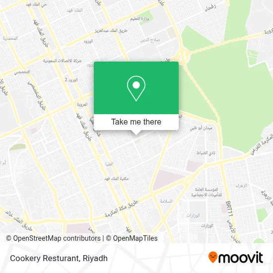 Cookery Resturant map