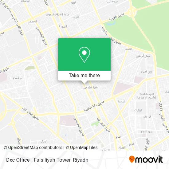 Dxc Office  - Faislliyah Tower map