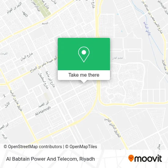 Al Babtain Power And Telecom map