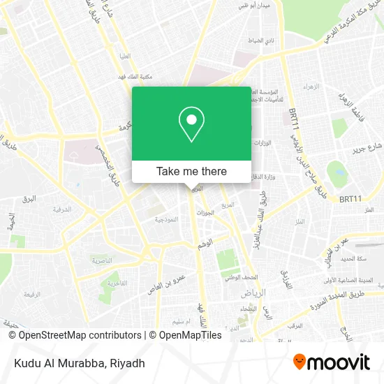 Kudu Al Murabba map