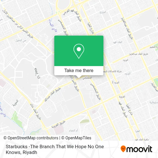Starbucks -The Branch That We Hope No One Knows map