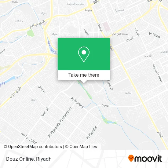 Douz Online map