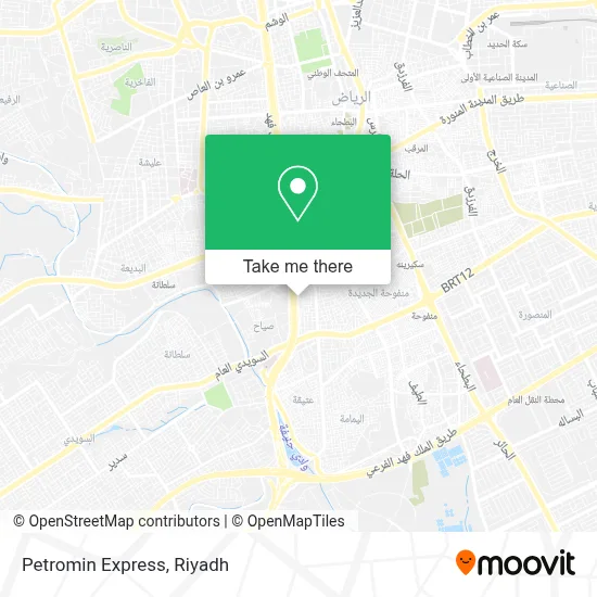 Petromin Express map