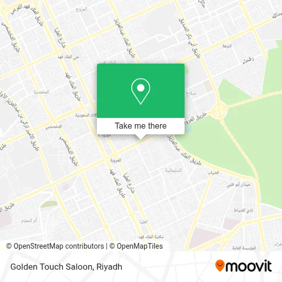 Golden Touch Saloon map