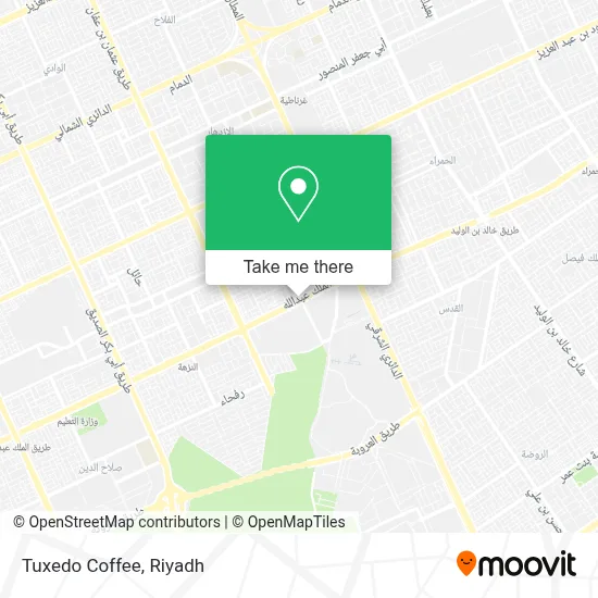 Tuxedo Coffee map