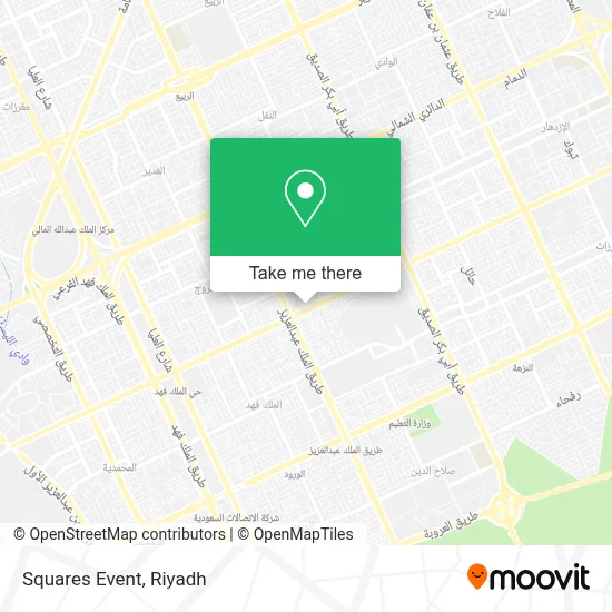 Squares Event map