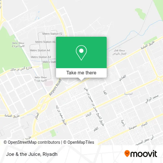 Joe & the Juice map