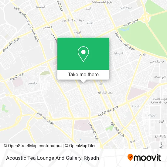 Acoustic Tea Lounge And Gallery map