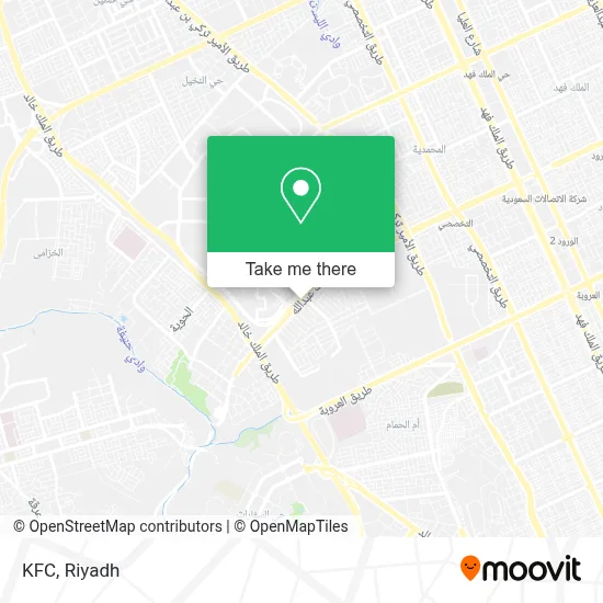 KFC map