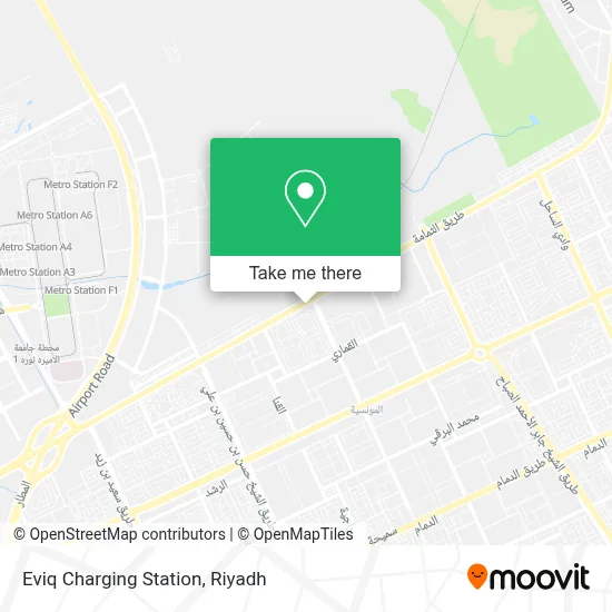 Eviq Charging Station map
