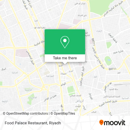 Food Palace Restaurant map