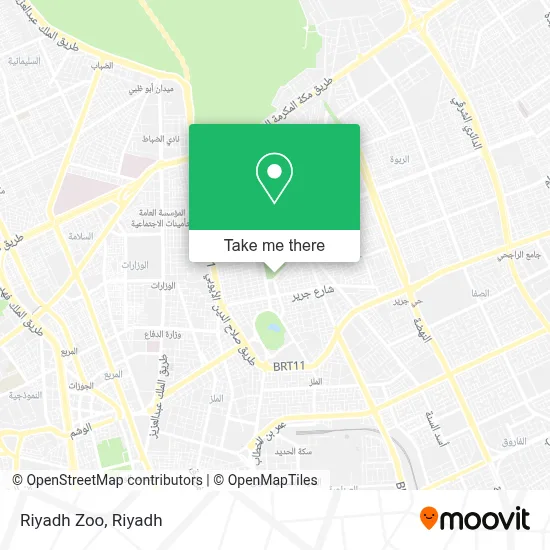 Riyadh Zoo map