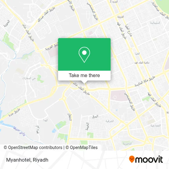 Myanhotel map