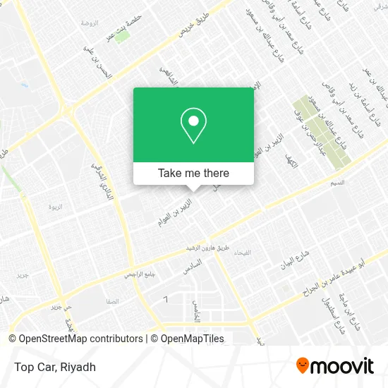 Top Car map