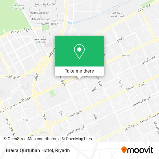 Braira Qurtubah Hotel map