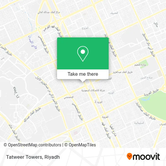 Tatweer Towers map
