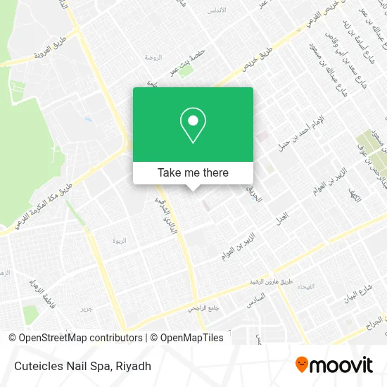 Cuteicles Nail Spa map
