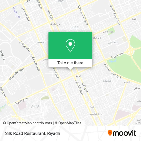 Silk Road Restaurant map