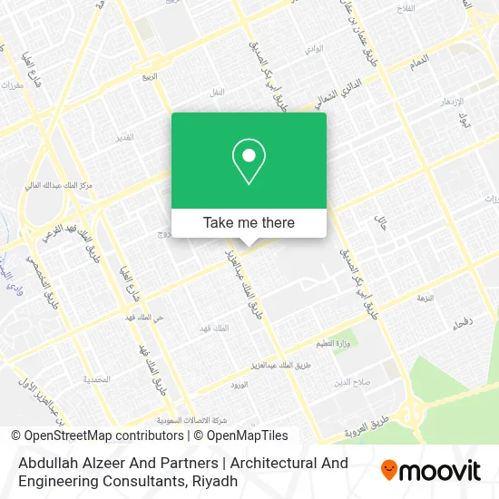 Abdullah Alzeer And Partners | Architectural And Engineering Consultants map