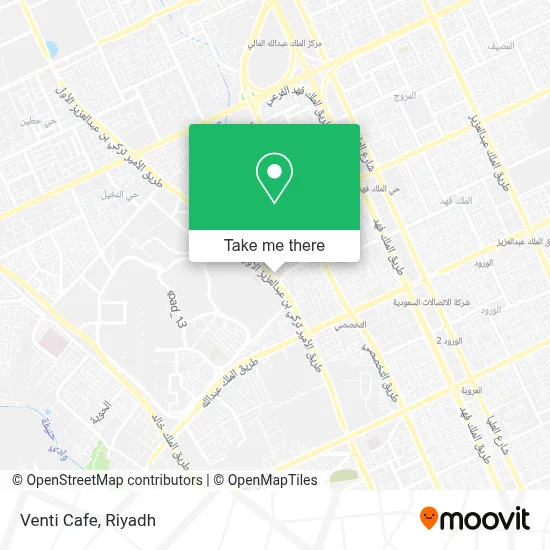 Venti Cafe map