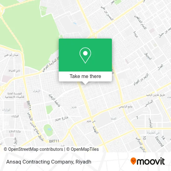 Ansaq Contracting Company map