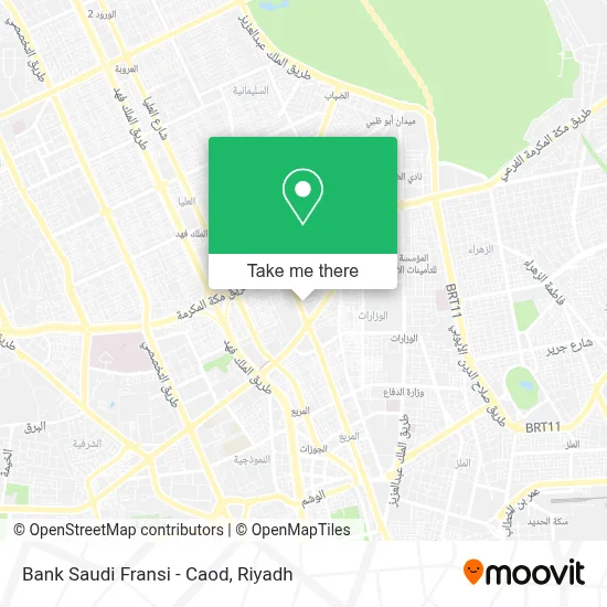 Bank Saudi Fransi - Caod map