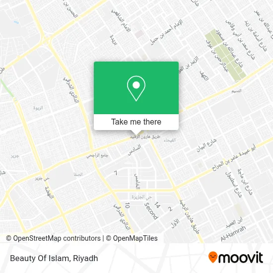 Beauty  Of Islam map