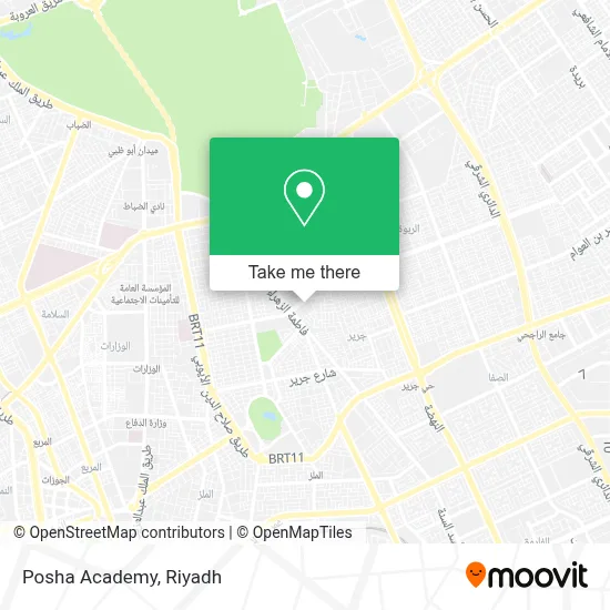 Posha Academy map