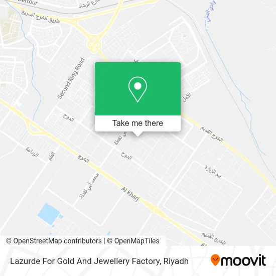Lazurde For Gold And Jewellery Factory map
