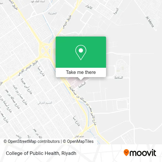 College of Public Health map