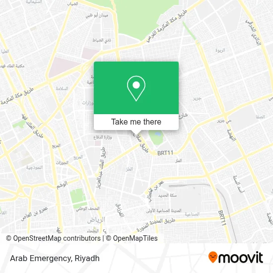 Arab Emergency map