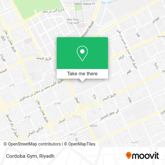 Cordoba Gym map