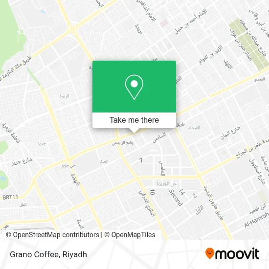 Grano Coffee map