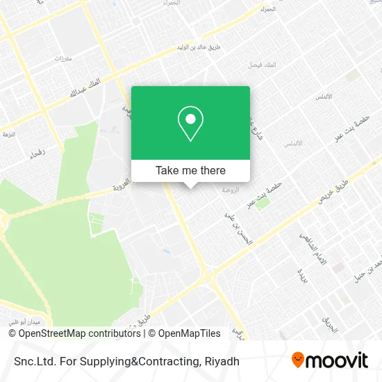 Snc.Ltd. For Supplying&Contracting map