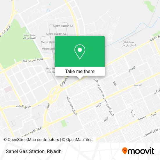 Sahel Gas Station map