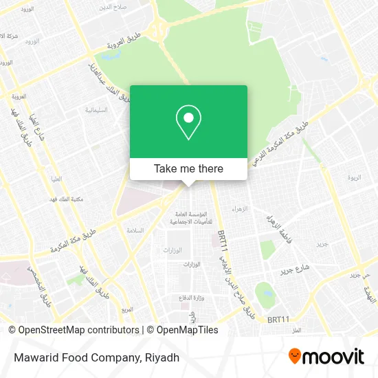 Mawarid Food Company map