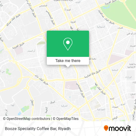 Booze Speciality Coffee Bar map