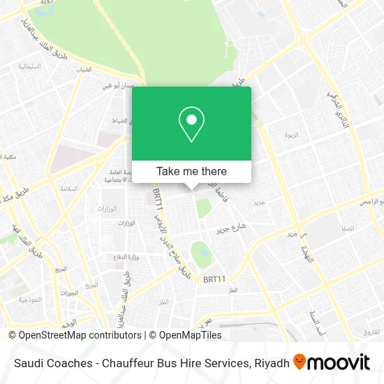 Saudi Coaches - Chauffeur Bus Hire Services map