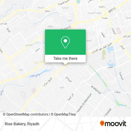 Rise Bakery map