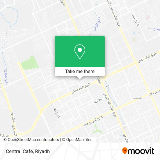 Central Cafe map