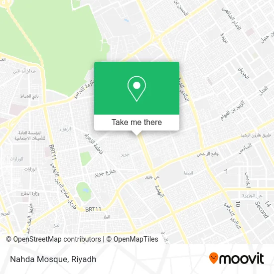 Nahda Mosque map