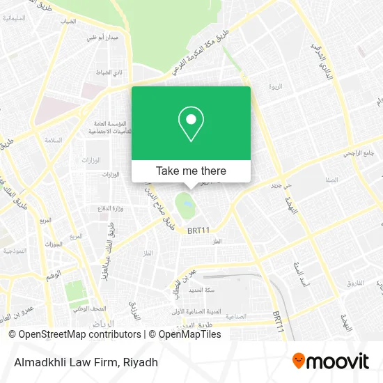 Almadkhli Law Firm map