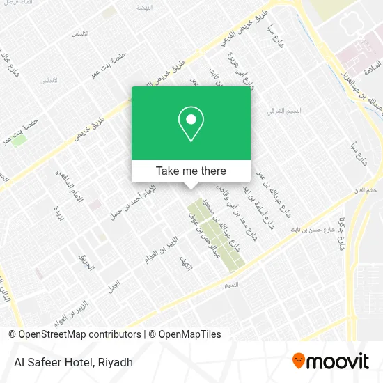 Al Safeer Hotel map