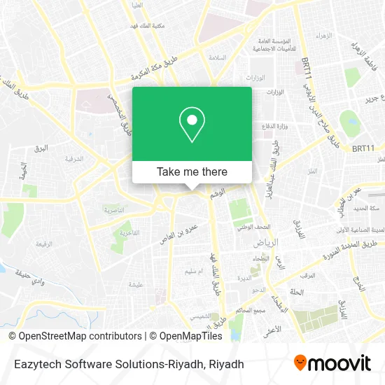 Eazytech Software Solutions-Riyadh map